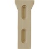 Ekena Millwork 2 1/2"W x 4"D x 6"H Small Gomez Wood Bracket, Rubberwood BKTW02X04X06GORW